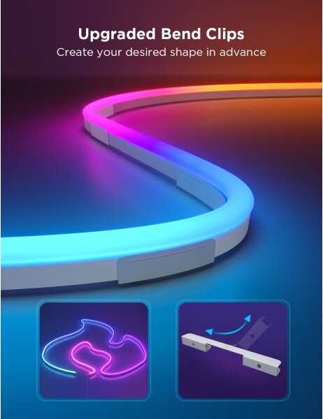 Govee - Neon 2 MATTER ohebný LED pásek 5m RGBIC Wi-Fi IP67