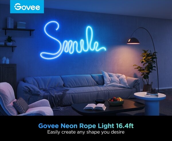 Govee - Neon 2 MATTER ohebný LED pásek 5m RGBIC Wi-Fi IP67