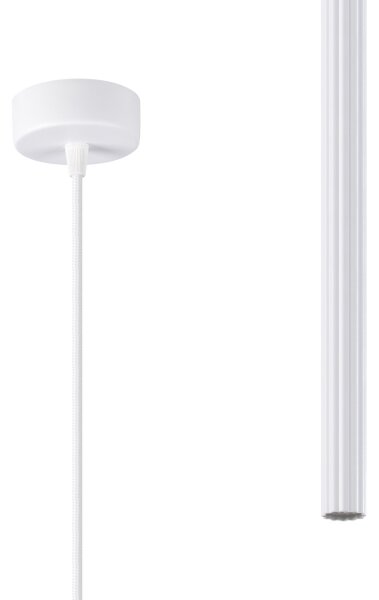 Sollux SL.1337 - Lustr na lanku ARCHE 1xG9/8W/230V bílá