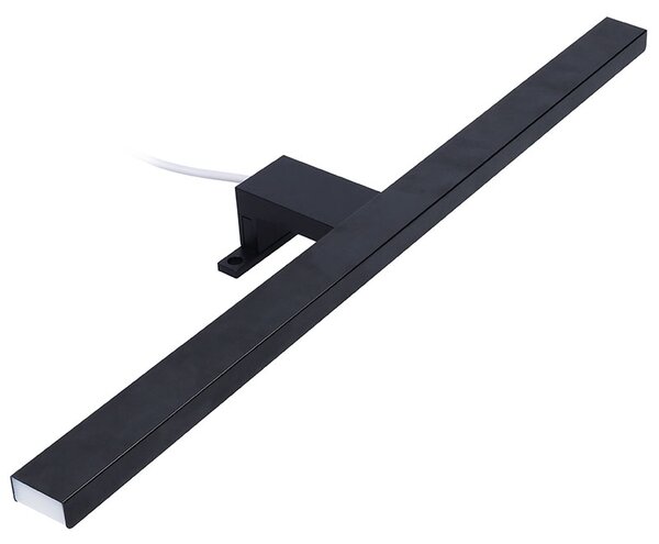 SOLIGHT LED koupelnové osvětlení nad zrcadlo 3v1 12W 780lm 4000K IP44 60cm černá