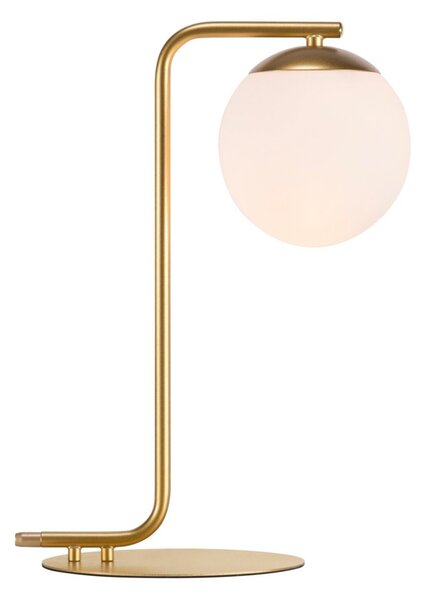 NORDLUX stolní lampa Grant 1x40W E14 mosaz opál 46635025