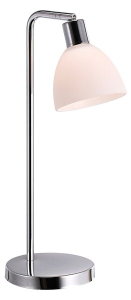 NORDLUX stolní lampa Ray 1x40W E14 chrom opál 63201033