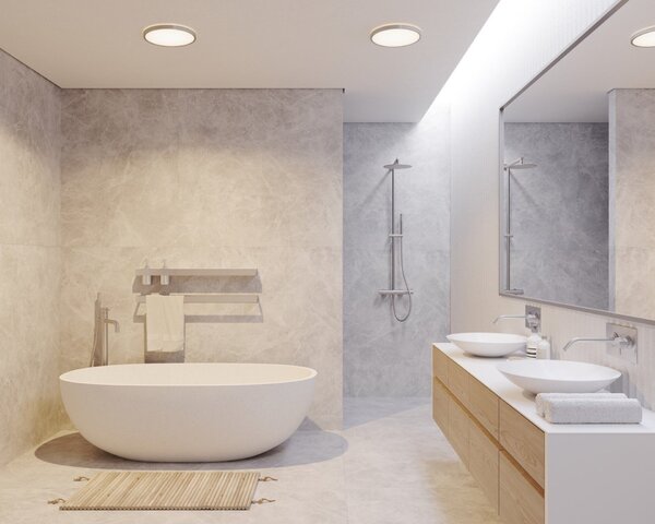 NORDLUX stropní svítidlo Oja 42 IP54 BATH 3000K/4000K 19W LED chrom 2015116133