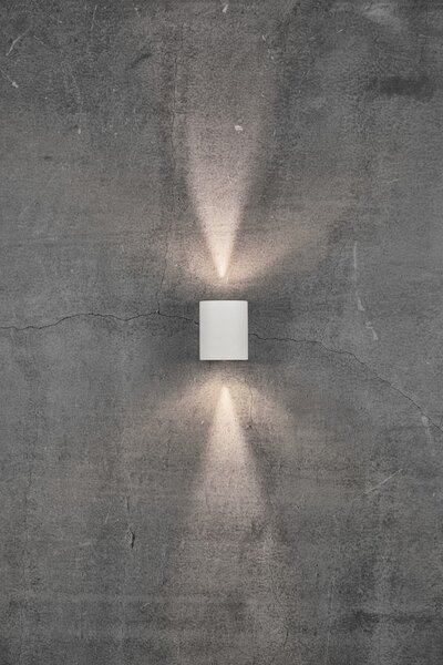 NORDLUX venkovní nástěnné svítidlo Canto 2 2x6W LED bílá čirá 49701001