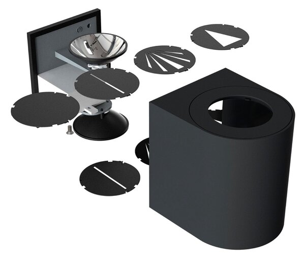 NORDLUX venkovní nástěnné svítidlo Canto 2 2x6W LED bílá čirá 49701001