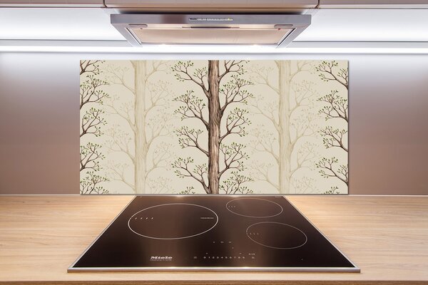 Skleněný panel do kuchyně Stromy pl-pksh-100x50-f-61755566