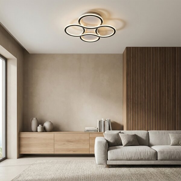 Brilagi - LED Stmívatelné stropní svítidlo ORELLI LED/53W/230V 3000-6000K + DO