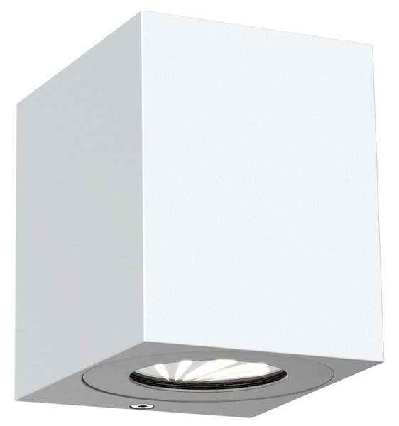 NORDLUX venkovní nástěnné svítidlo Canto Kubi 2 2x6W LED bílá čirá 49711001