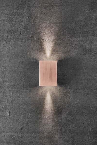 NORDLUX venkovní nástěnné svítidlo Fold 10 2x3,5W LED měď čirá 2019041030