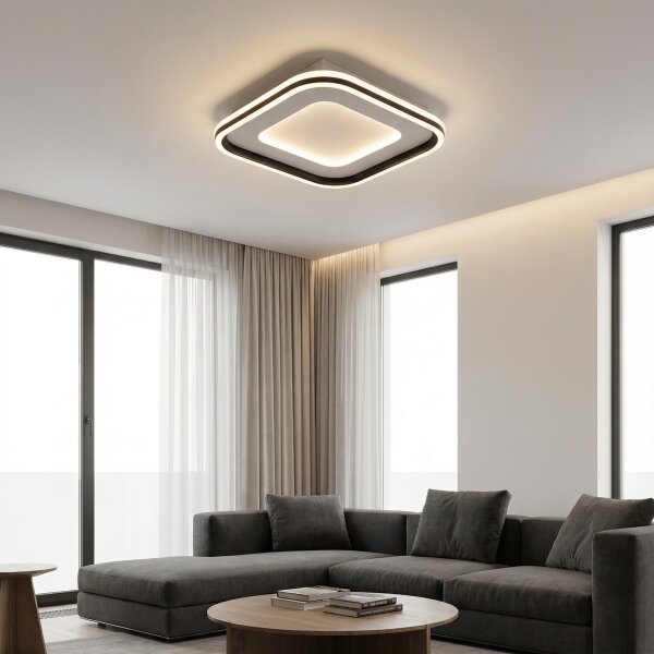 Brilagi - LED Stmívatelné svítidlo TRIVARO LED/88W/230V 3000-6000K 40x40 cm + DO