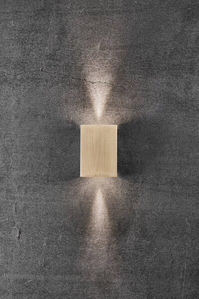 NORDLUX venkovní nástěnné svítidlo Fold 10 2x3,5W LED mosaz čirá 2019041035