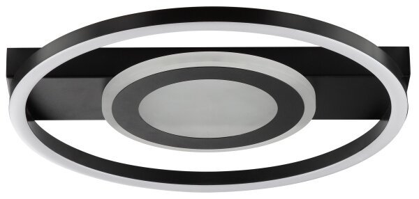 Brilliant -LED RGBW Stm stropsvítidlo MAUREEN LED/20W/230V 3000-6500K černá+ DO