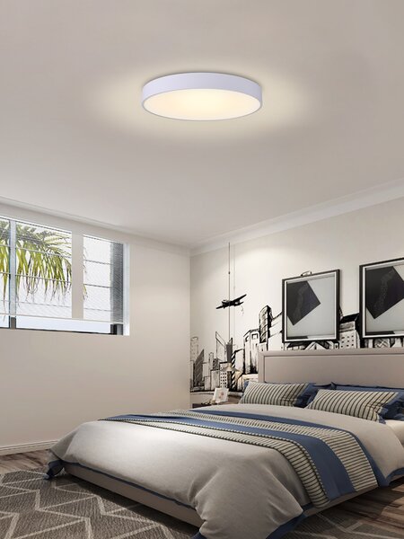 Immax NEO RONDATE SLIM Smart stropní svítidlo 60 x 7cm 53W 3710lm bílé Zigbee 3.0