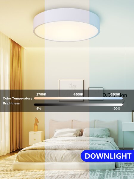 Immax NEO RONDATE SLIM Smart stropní svítidlo 40 x 7cm 28W bílé Zigbee 3.0