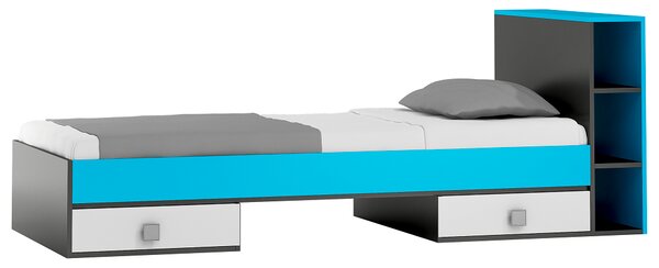 Dětská postel se šuplíky - BLUE TYP B 200x90 cm