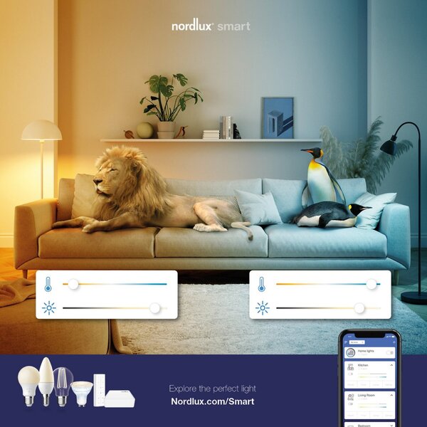 NORDLUX vestavné svítidlo Dorado Smart Light 1-Kit 4,7W LED broušený nikl 2015650155