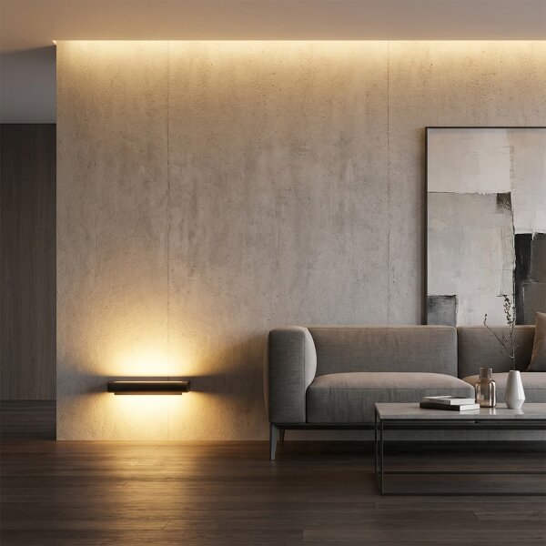 Brilagi -LED Venkovní nástěnné svítidlo SALERNO LED/12W/230V 35,5 cm antrac IP65