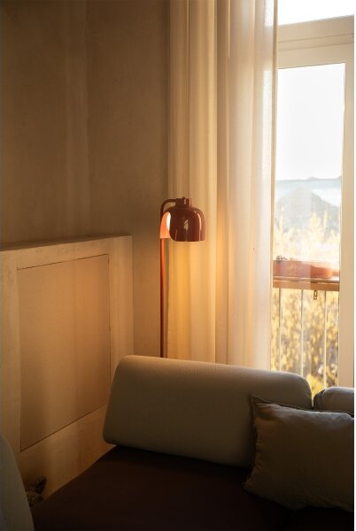 Osram - Stojací lampa DECOR COROLLE 1xE27/15W/230V červená