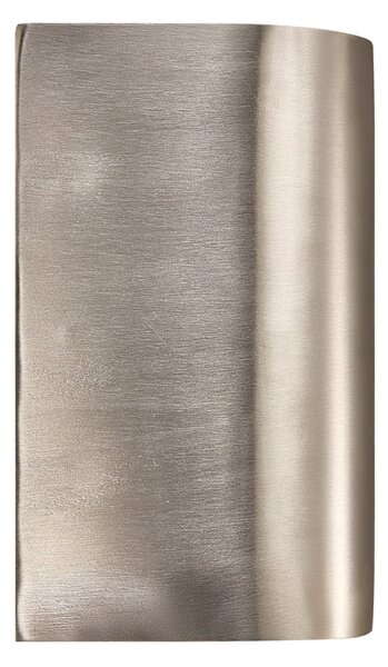 NORDLUX venkovní nástěnné svítidlo Canto Maxi 2 2x28W GU10 nerez ocel čirá 49721034