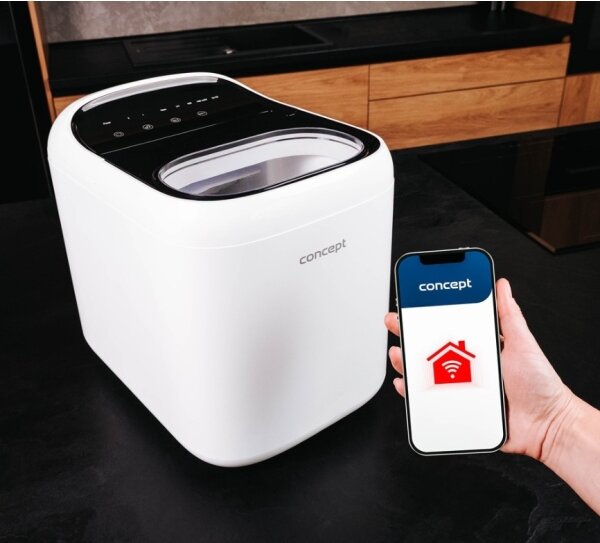 Concept VL1520 - Výrobník ledu 150W/230V Wi-Fi bílá