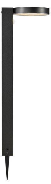NORDLUX Rica Round venkovní sloupkové solární svítidlo se zápichem černá 2118158003