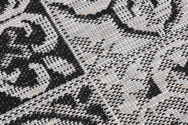 Makro Abra Kulatý koberec Sisal MELISSA KF87A šedý Rozměr: průměr 100 cm
