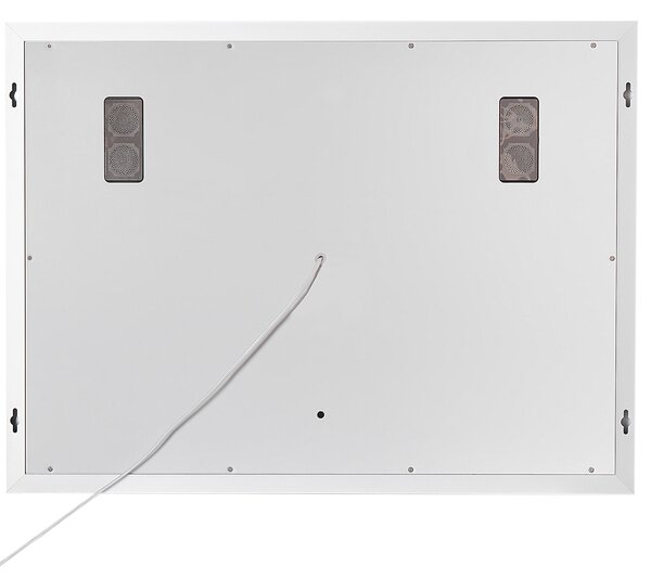 LED koupelnové zrcadlo THAIX 80 cm 60 cm Stříbrná