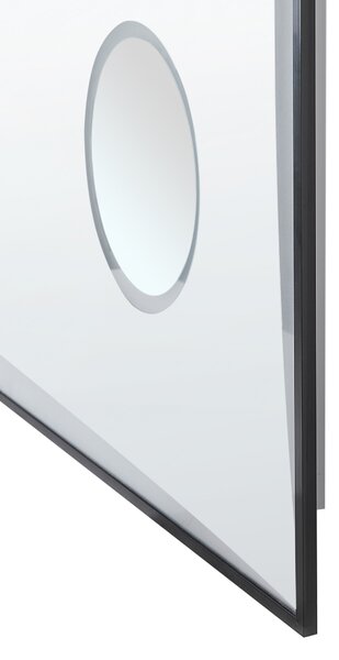 LED koupelnové zrcadlo ONLAY 100 cm 60 cm Stříbrná