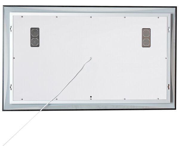LED koupelnové zrcadlo ONLAY 100 cm 60 cm Stříbrná