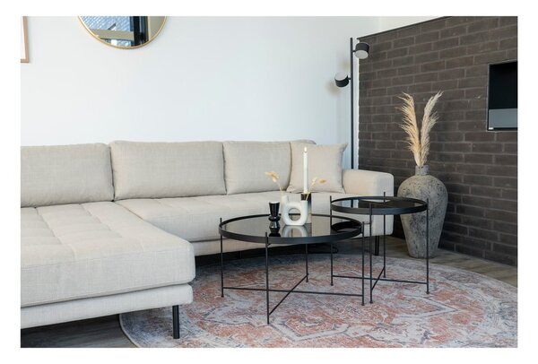 Modro oranžový kulatý koberec ø 200 cm Havana - House Nordic