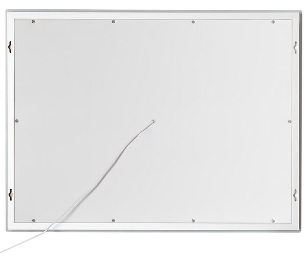 LED koupelnové zrcadlo PRENOIS 80 cm 60 cm Stříbrná