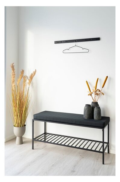 Černý kovový nástěnný věšák Vita - House Nordic