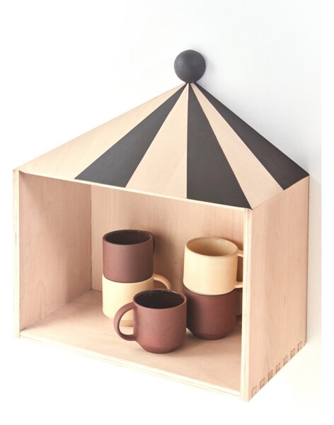 OYOY Sada hrníčků na espresso Yuka Dark Terracotta - 2 ks OY279