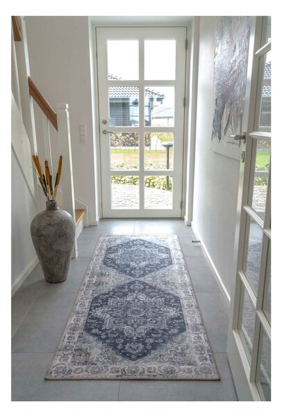 Modrý koberec běhoun 200x80 cm Havana - House Nordic