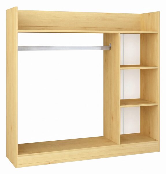 OTEVŘENÁ ŠATNÍ SKŘÍŇ, 118/115/35 cm Livetastic - Šatní skříně, Online Only