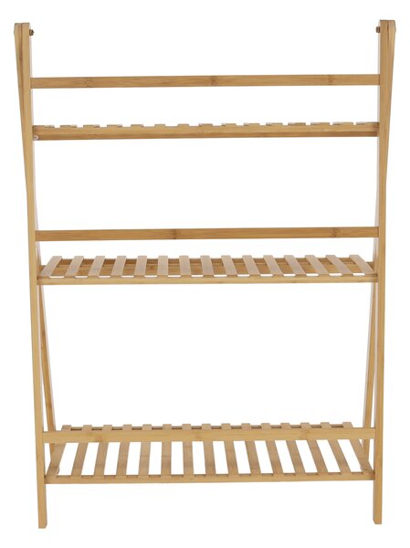 KONDELA Skládací regál, bambus, Nepel TYP 1 + dárek