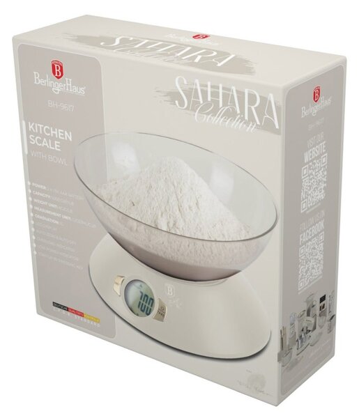 Váha kuchyňská digitální 5 kg s miskou Sahara Collection