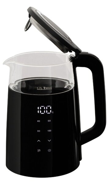 Rychlovarná konvice s regulací teploty digitální 1,7 l Matte Black Collection