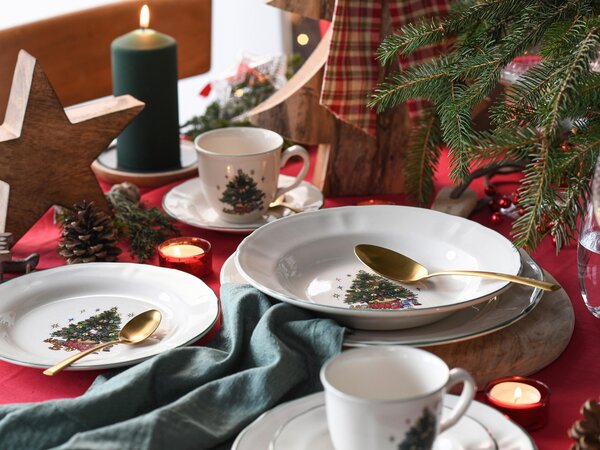KOMBINOVANÁ SOUPRAVA Tannenbaum bunt 30dílné Creatable - Sady nádobí kombinované, Online Only