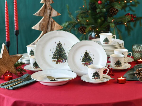 KOMBINOVANÁ SOUPRAVA Tannenbaum bunt 30dílné Creatable - Sady nádobí kombinované, Online Only