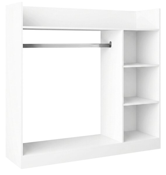OTEVŘENÁ ŠATNÍ SKŘÍŇ, 118/115/35 cm Livetastic - Šatní skříně, Online Only