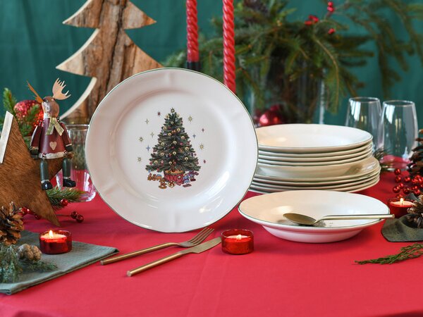 JÍDELNÍ SOUPRAVA Tannenbaum bunt 12dílné Creatable - Jídelní servisy, Online Only