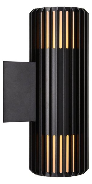NORDLUX Aludra Double venkovní nástěnné svítidlo černá 2418121203