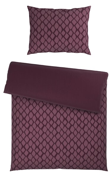 OBOUSTRANNÉ POVLEČENÍ, satén, purpurová, 140/200 cm Dieter Knoll - Povlečení