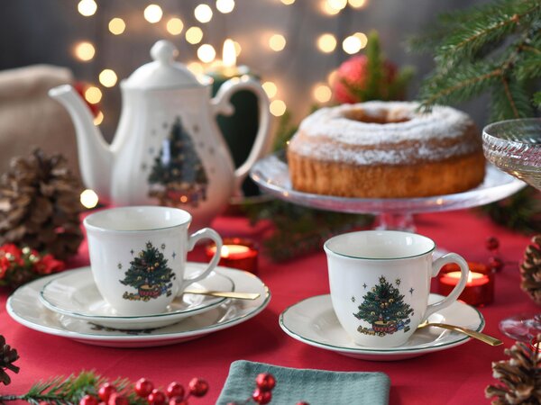KÁVOVÁ SOUPRAVA Tannenbaum bunt 18dílné Creatable - Kávové servisy, Online Only