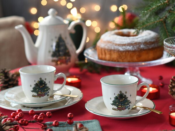 KÁVOVÁ SOUPRAVA Tannenbaum bunt 18dílné Creatable - Kávové servisy, Online Only