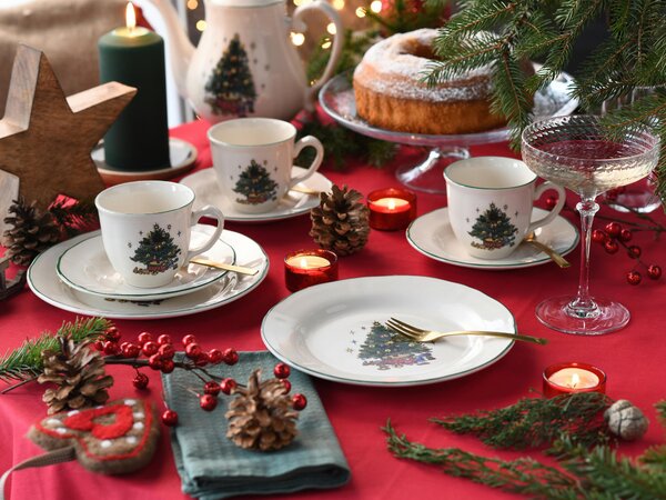 KÁVOVÁ SOUPRAVA Tannenbaum bunt 18dílné Creatable - Kávové servisy, Online Only