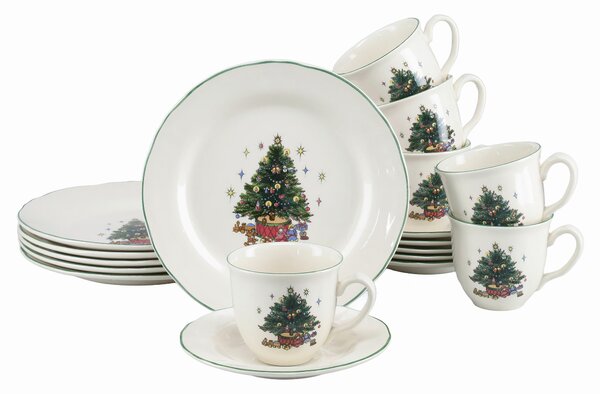 KÁVOVÁ SOUPRAVA Tannenbaum bunt 18dílné Creatable - Kávové servisy, Online Only