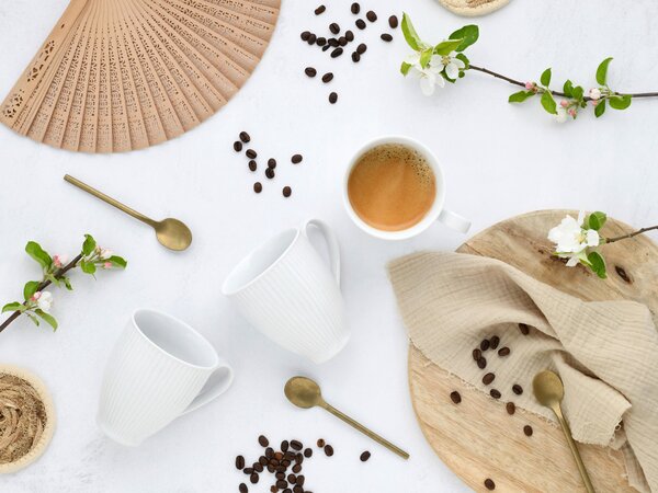 SADA HRNKŮ NA KÁVU porcelán keramika 6dílné Creatable - Kolekce nádobí, Online Only