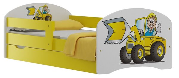 Dětská postel se šuplíky BAGRISTA 180x90 cm